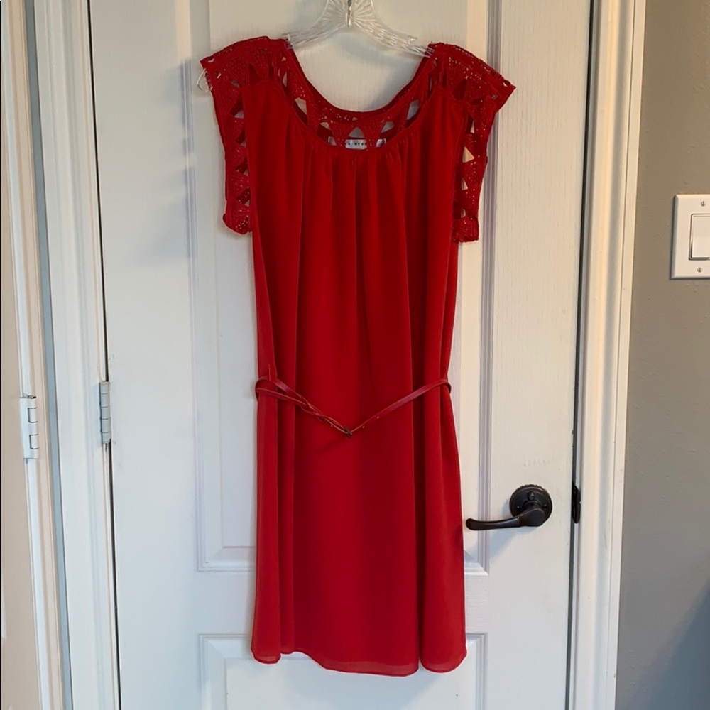 Red dress